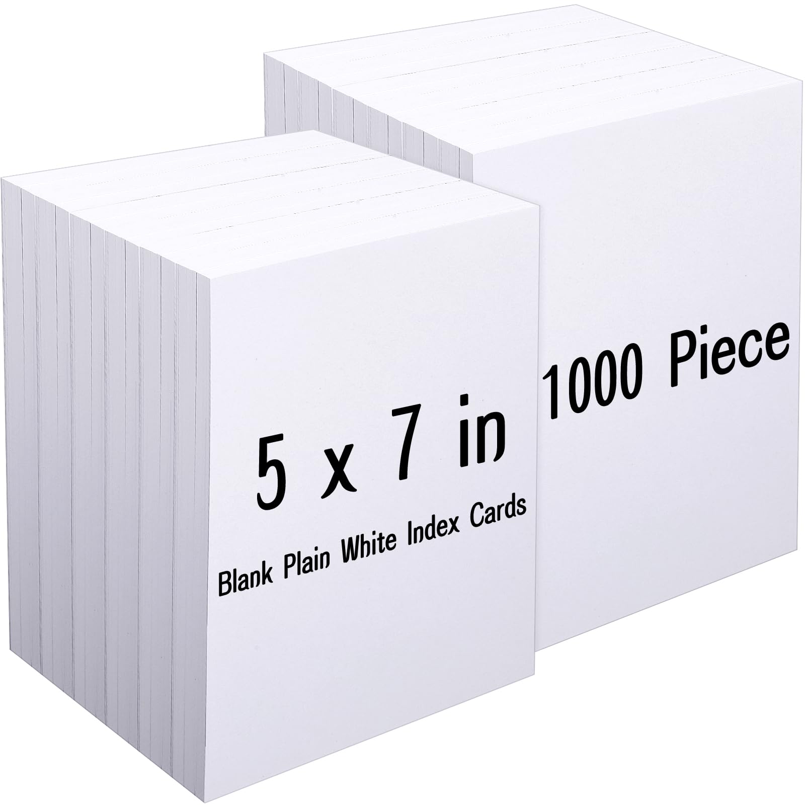Amazon.com : Yexiya 1000 Pieces 5 x 7 Cardstock Index Cards Blank